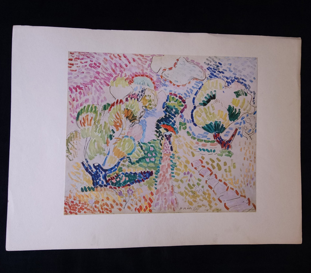 Vintage 1947 Henri Matisse The Olives 1st Edition Lithograph Art Print Painting